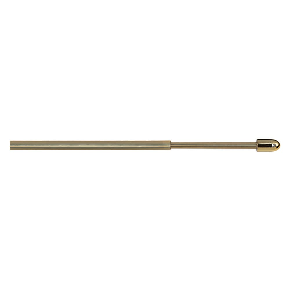 STANGHETTA TONDA A VITE 'BERLINO' Ø 8 mm. - cm 70 > 110 - oro - blister 1 pz