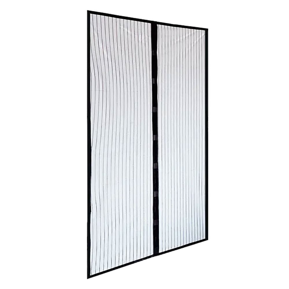 ZANZARIERA IN POLIESTERE PER PORTE CON MAGNETI cm 120 x 250 - col. nero