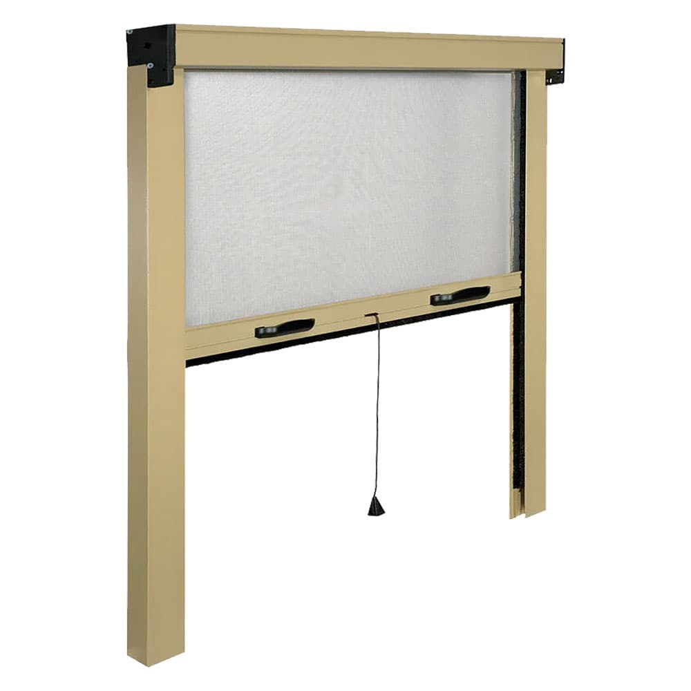 ZANZARIERA A RULLO VERTICALE PER FINESTRA cm 120 x 170 - avorio ral 1013
