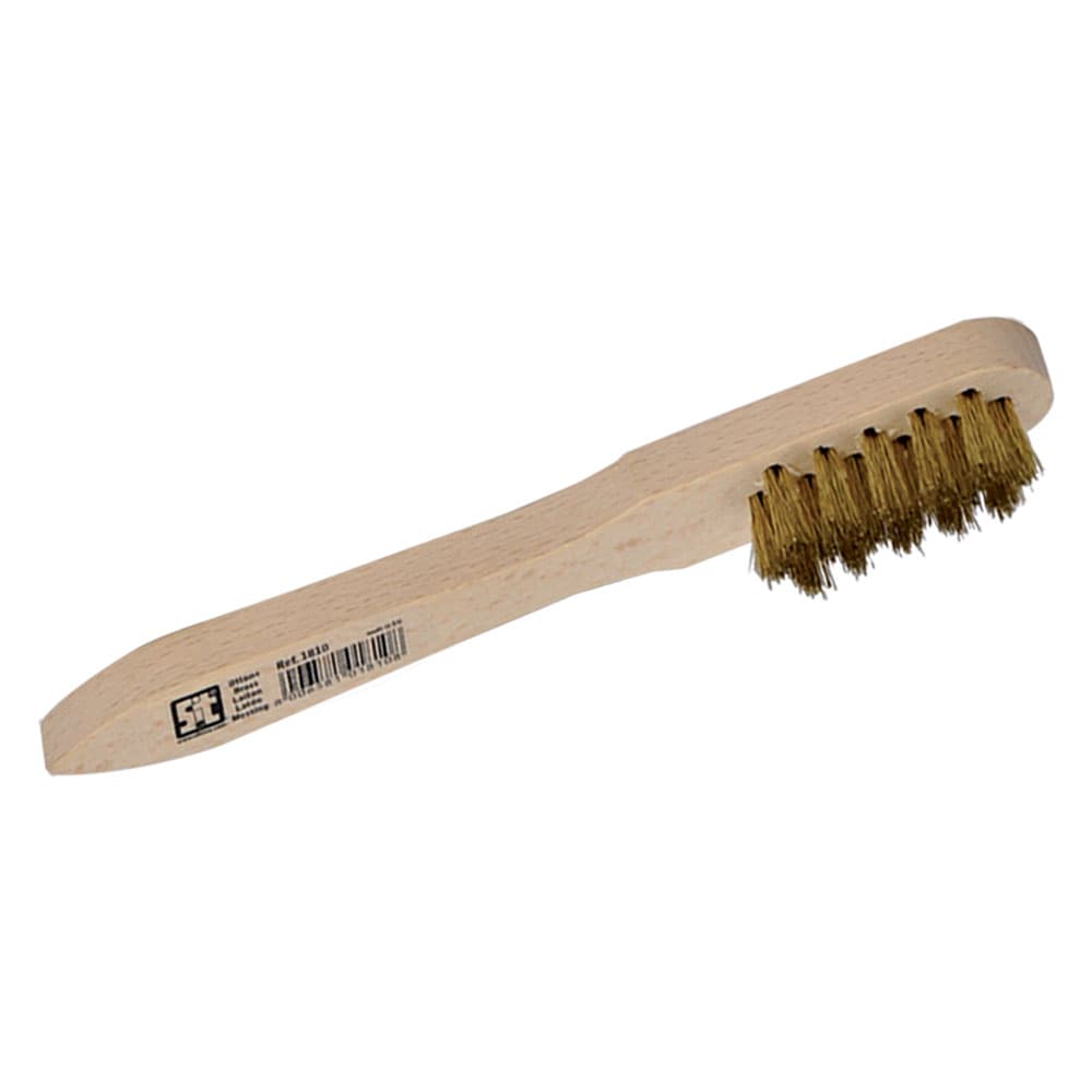 SPAZZOLA A MANO PER CANDELE mm 150x35 - fili ottone Ø mm 0,15