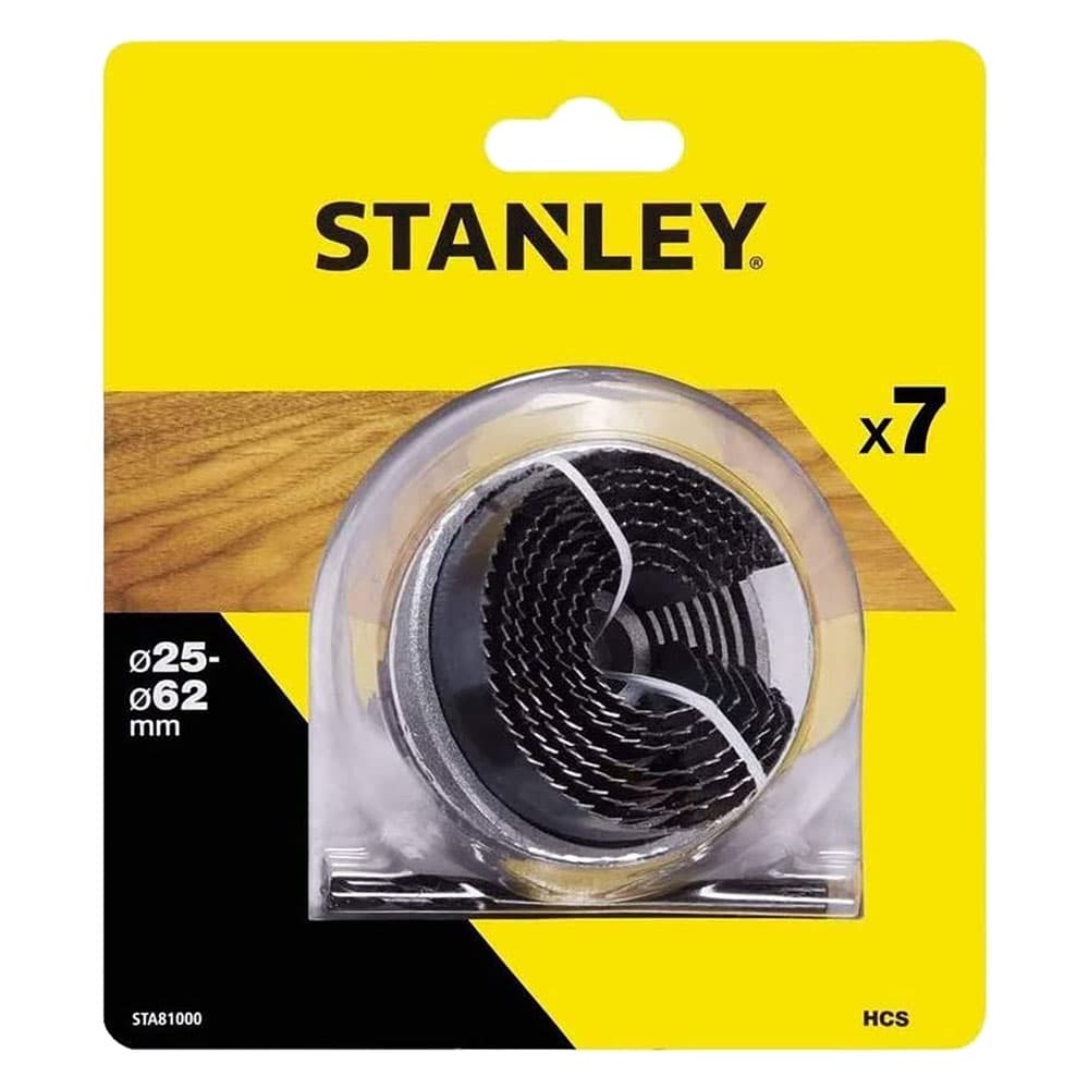 SEGHE A TAZZA set 7 pz - mm 25/62 - h.15