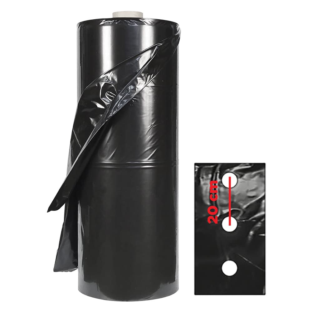 TELO PER PACCIAMATURA FORI CENTRALI 30 mt - dist.fori 20 cm (busta)