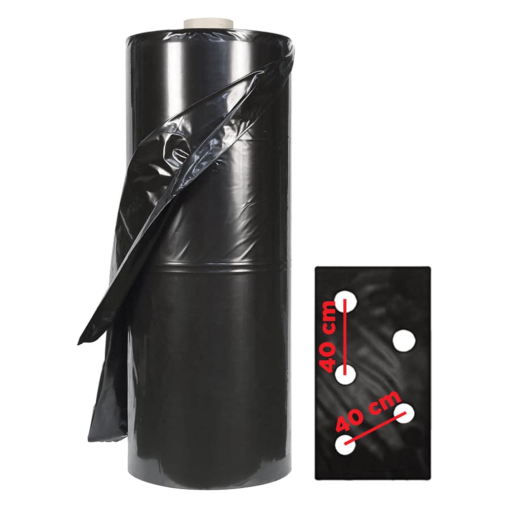 TELO PER PACCIAMATURA FORI SFALSATI 10 mt - dist.fori 40/40 cm (busta)