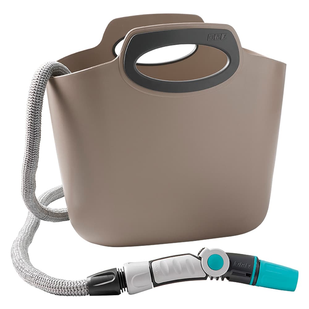 TUBO ESTENSIBILE PER GIARDINO IN KIT 'AQUAPOP 30' col. tortora