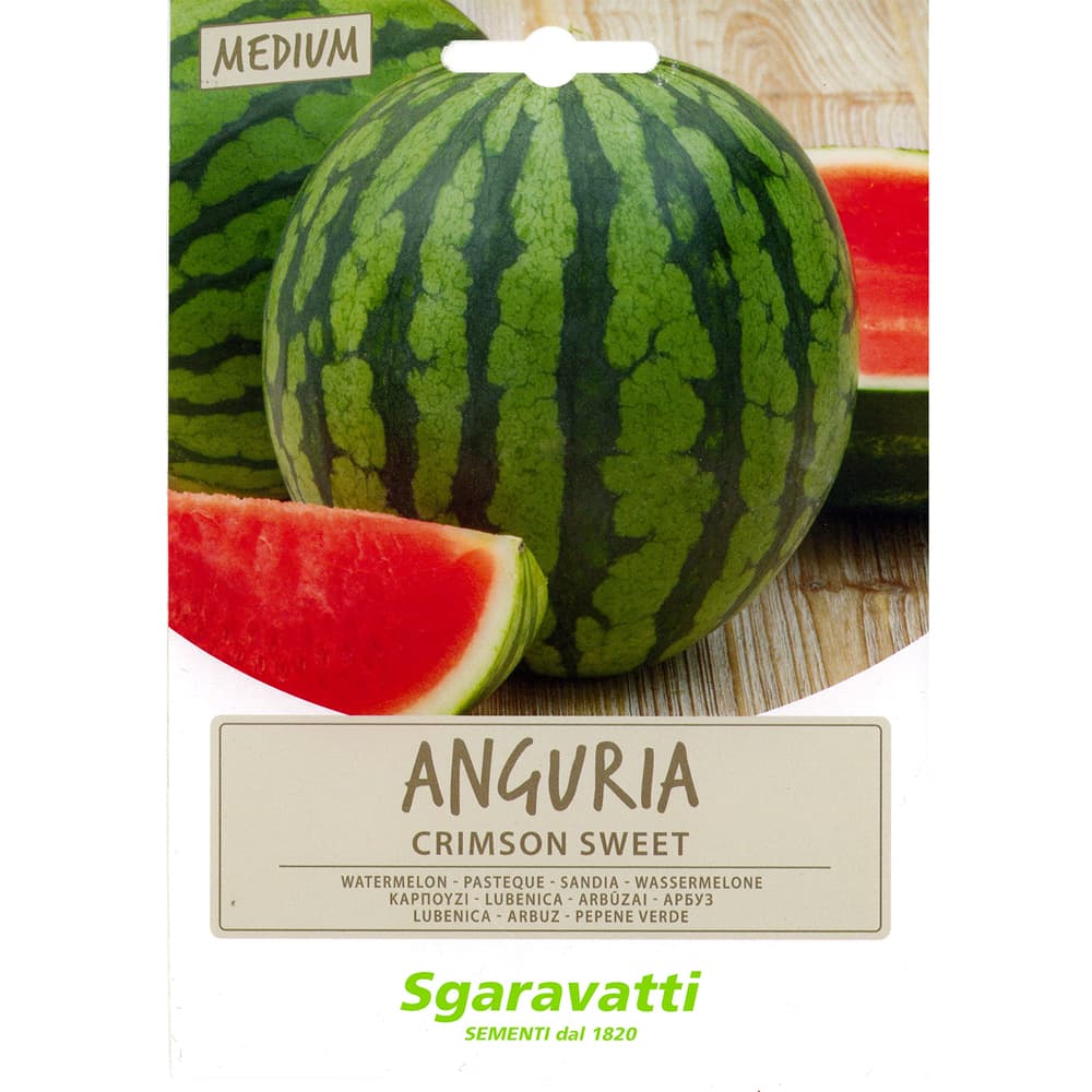 SEMI PER ORTAGGI E VEGETALI anguria crimson sweet (20 PZ)