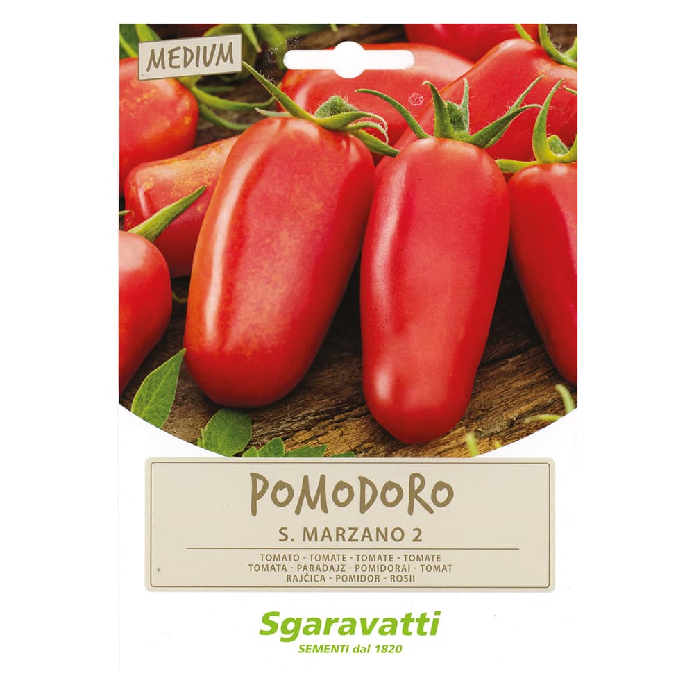 SEMI PER ORTAGGI E VEGETALI pomodoro San Marzano (10 PZ)