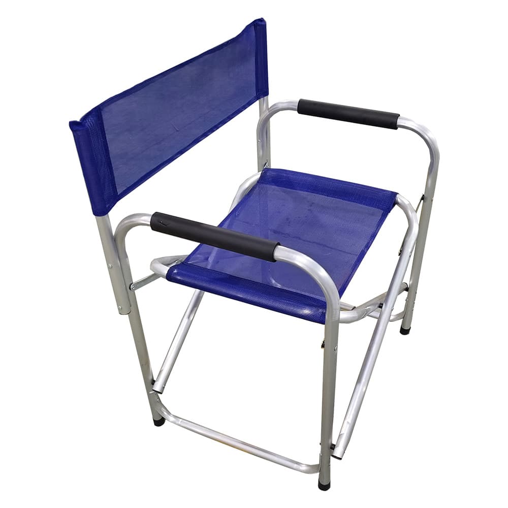SEDIA REGISTA 'ALICANTE' telo colore blu (2 PZ)