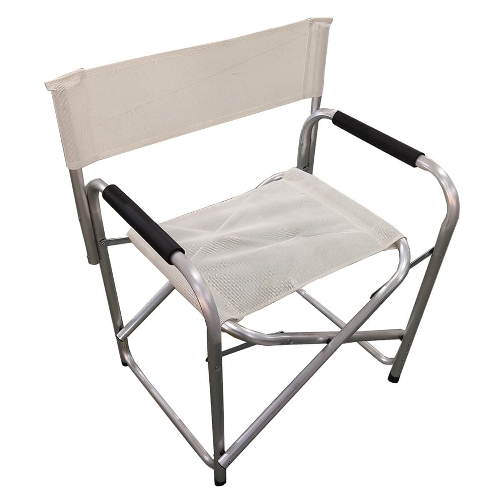 SEDIA DA REGISTA 'ALICANTE' telo colore bianco (2 PZ)