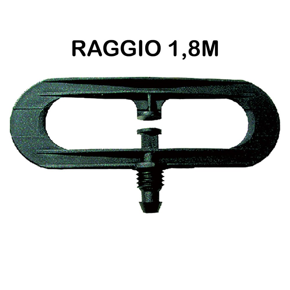 SPRUZZATORE A FARFALLA ø 1,5 - portata 100l/h -raggio 1,8m (100 PZ)