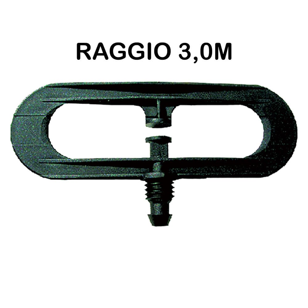 SPRUZZATORE A FARFALLA ø 4,0 - portata 350 l/h-raggio 3,0m (100 PZ)