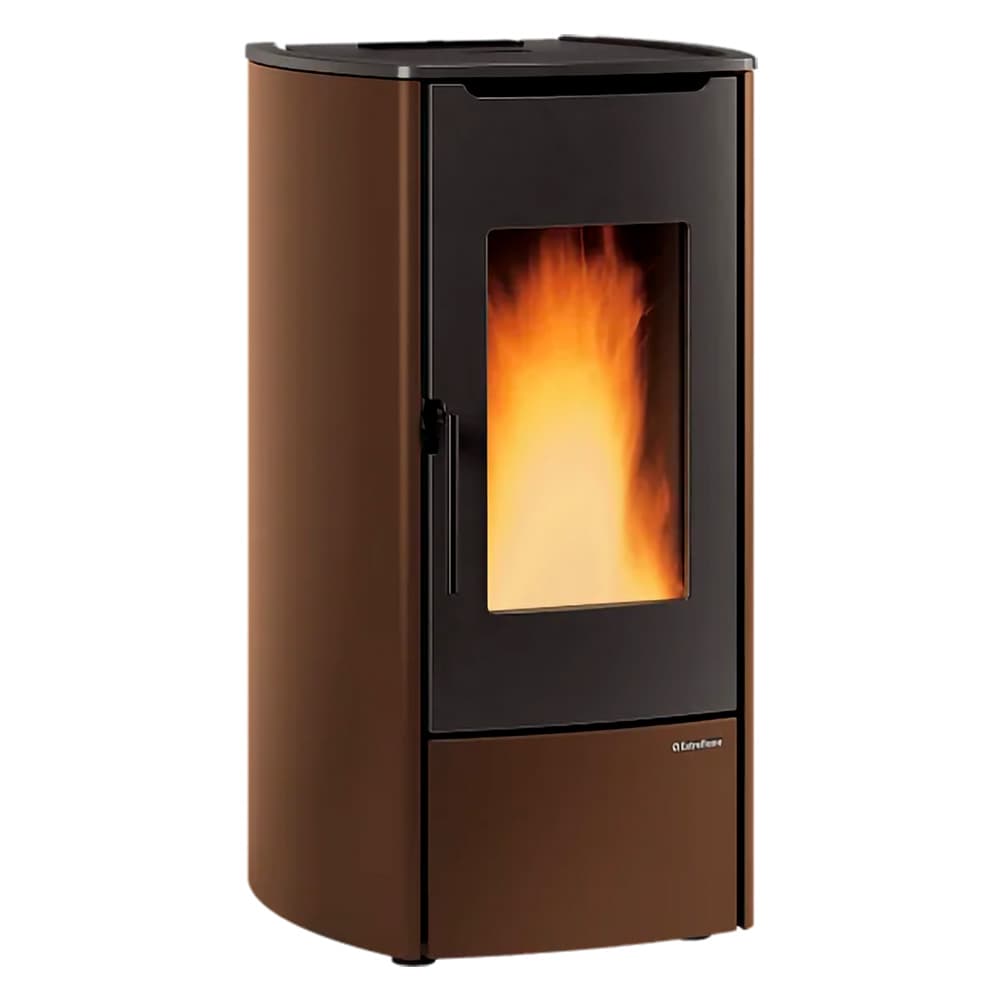 TERMOSTUFA A PELLET 'MARINA HIDRO H11' 14,8 kW - colore bronzo