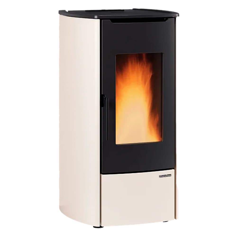 TERMOSTUFA A PELLET 'MARINA HIDRO H11' 14,8 kW - colore avorio