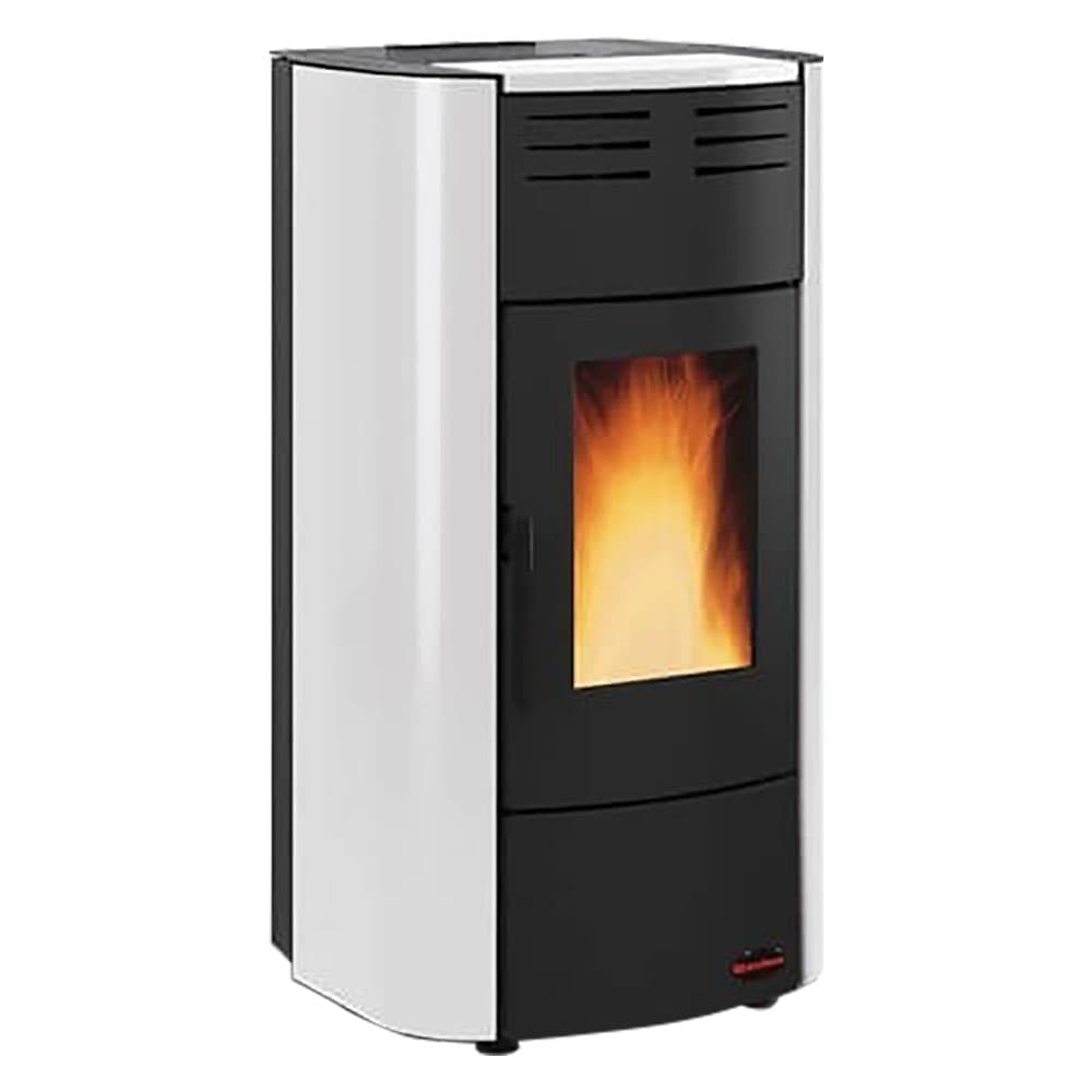 TERMOSTUFA A PELLET 'RAFFAELLA IDRO H15' 18,1 kW - colore bianco
