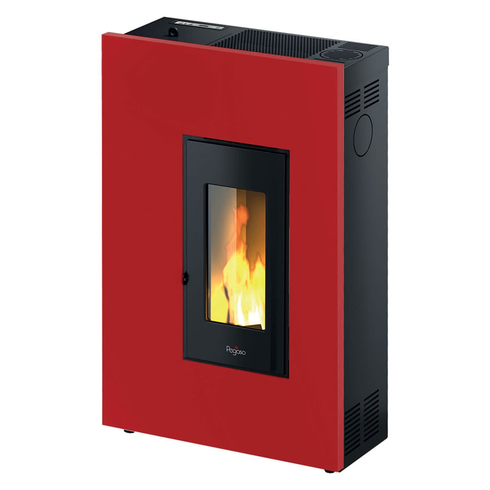 STUFA A PELLET 'MADISON 5' 5,2 kW - colore rosso