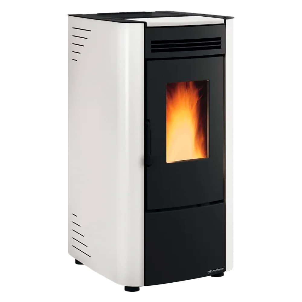 STUFA A PELLET 'KETTY 5.0' 6,5 kW - colore bianco