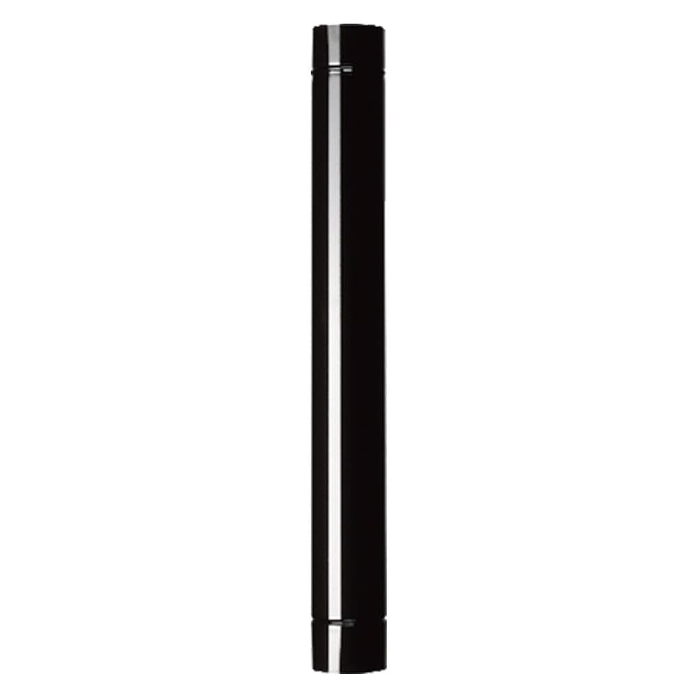 TUBO SMALTATO PER STUFE cm 50 ø 13 nero opaco