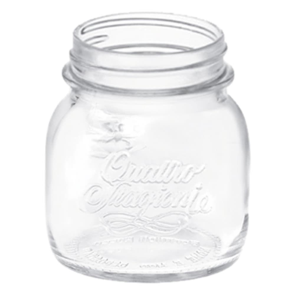 VASO ERMETICO IN VETRO PER ALIMENTI 'QUATTRO STAGIONI' 150 ml (12 PZ)