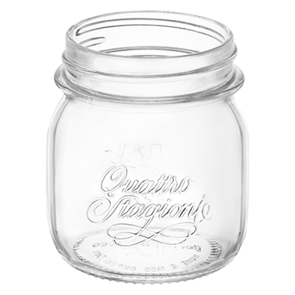 VASO ERMETICO IN VETRO PER ALIMENTI 'QUATTRO STAGIONI' 250 ml (6 PZ)