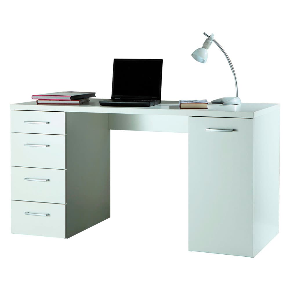 SCRIVANIA LINEA 'VOLOS' cm. 60 x 139 x h.74 - bianca