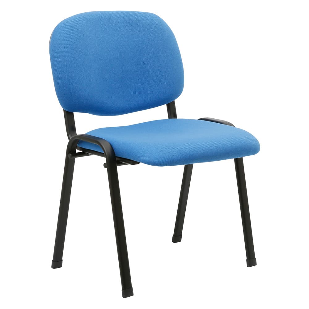 SEDIA DA INTERLOCUTORIA blu - cm 54,5 x 58 x 81,5 (5 PZ)