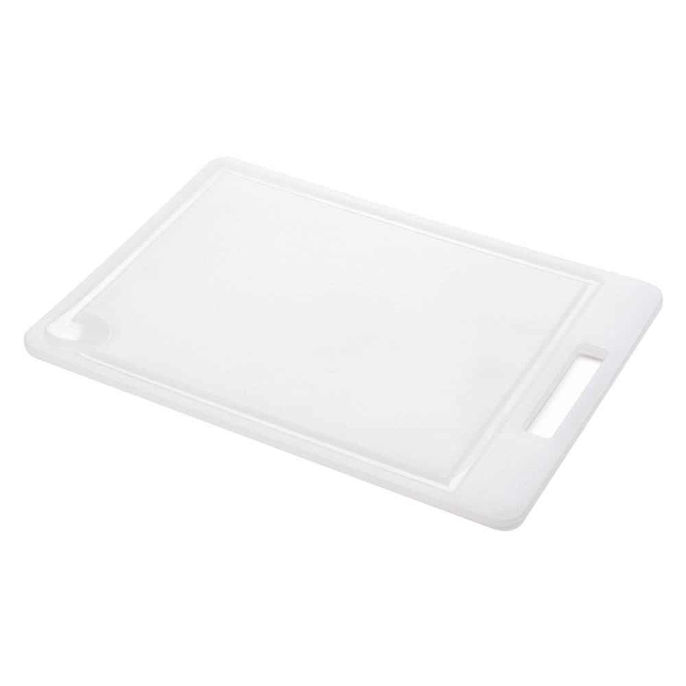 TAGLIERE ANTIBATTERICO PER ALIMENTI cm 34,5 x 24,5 - con scalanatura