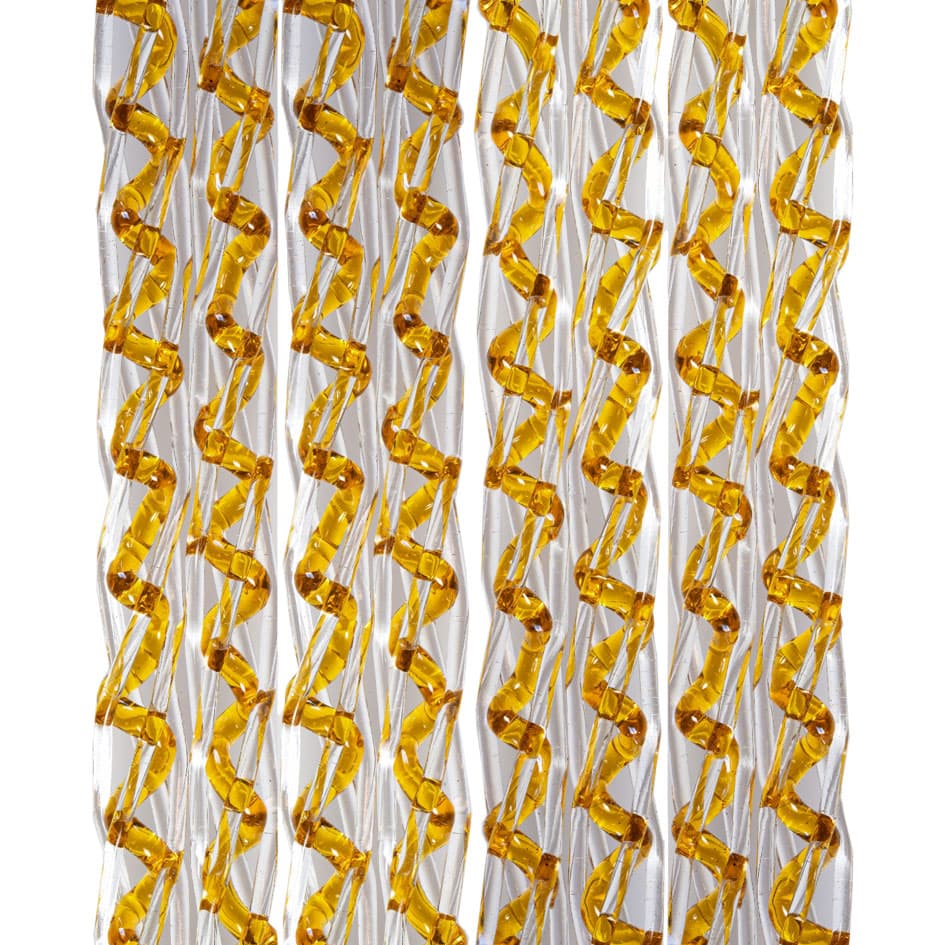 TENDA ELICOIDALE 'COCO' cm. 125 x 230 - cristal/avana
