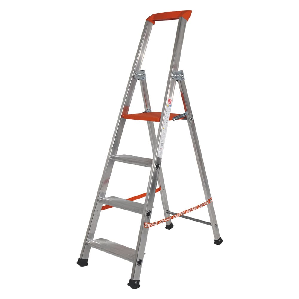 SCALA DOMESTICA PROFESSIONALE 'STABILA 110' 4 gr. - aperta cm 87/chiusa cm 162