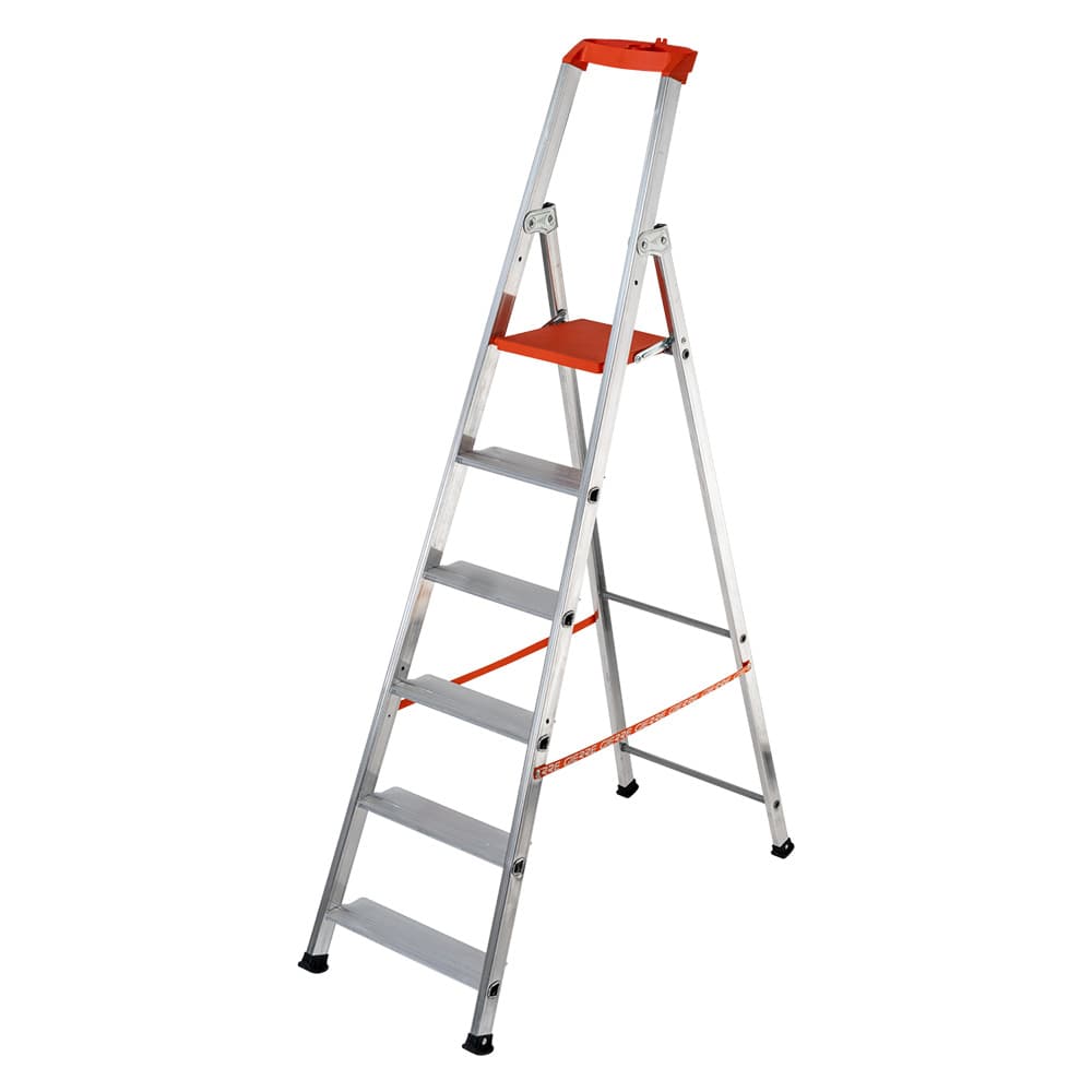 SCALA DOMESTICA PROFESSIONALE 'STABILA 110' 6 gr. - aperta cm 136/chiusa cm 212