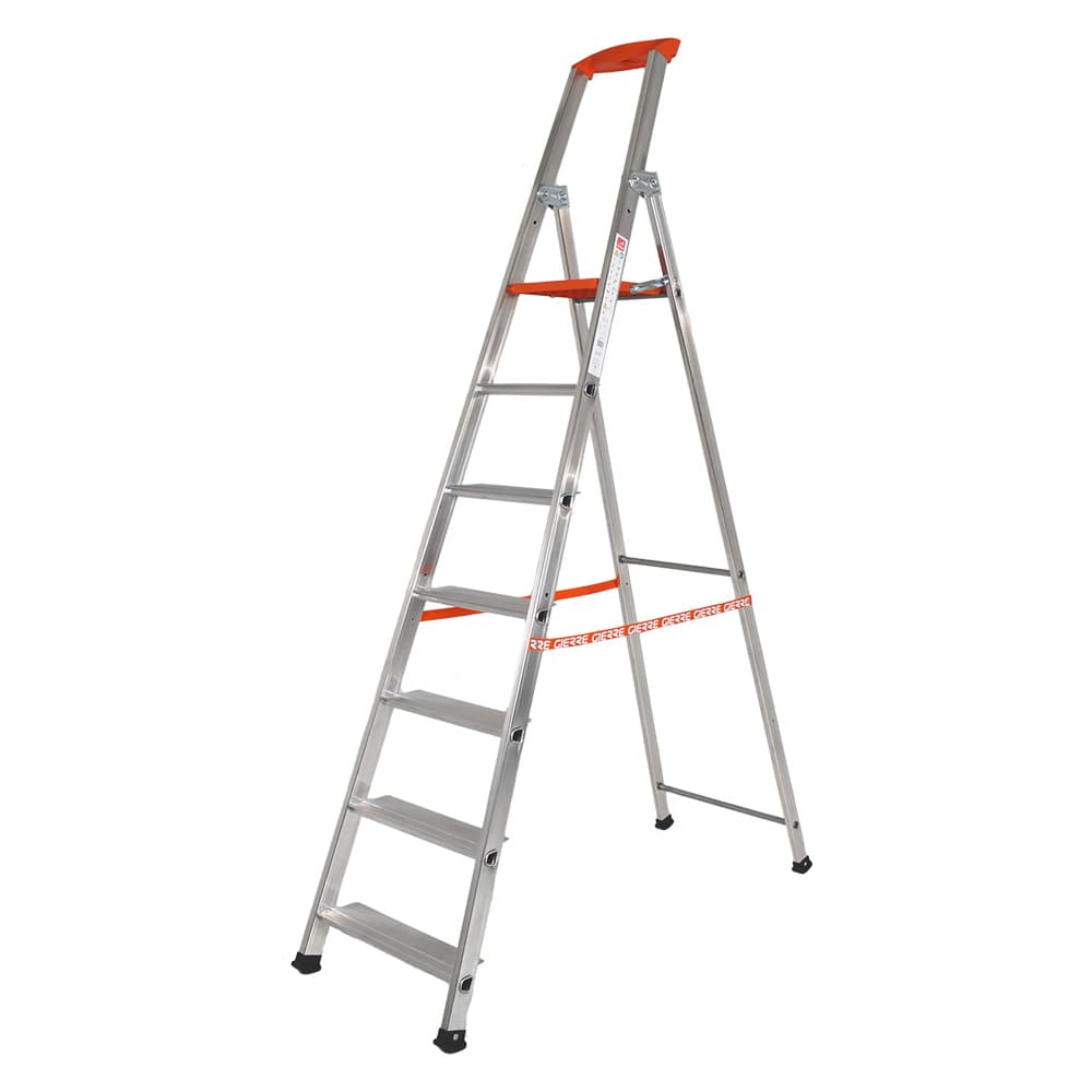 SCALA DOMESTICA PROFESSIONALE 'STABILA 110' 7 gr. - aperta cm 160/chiusa cm 239