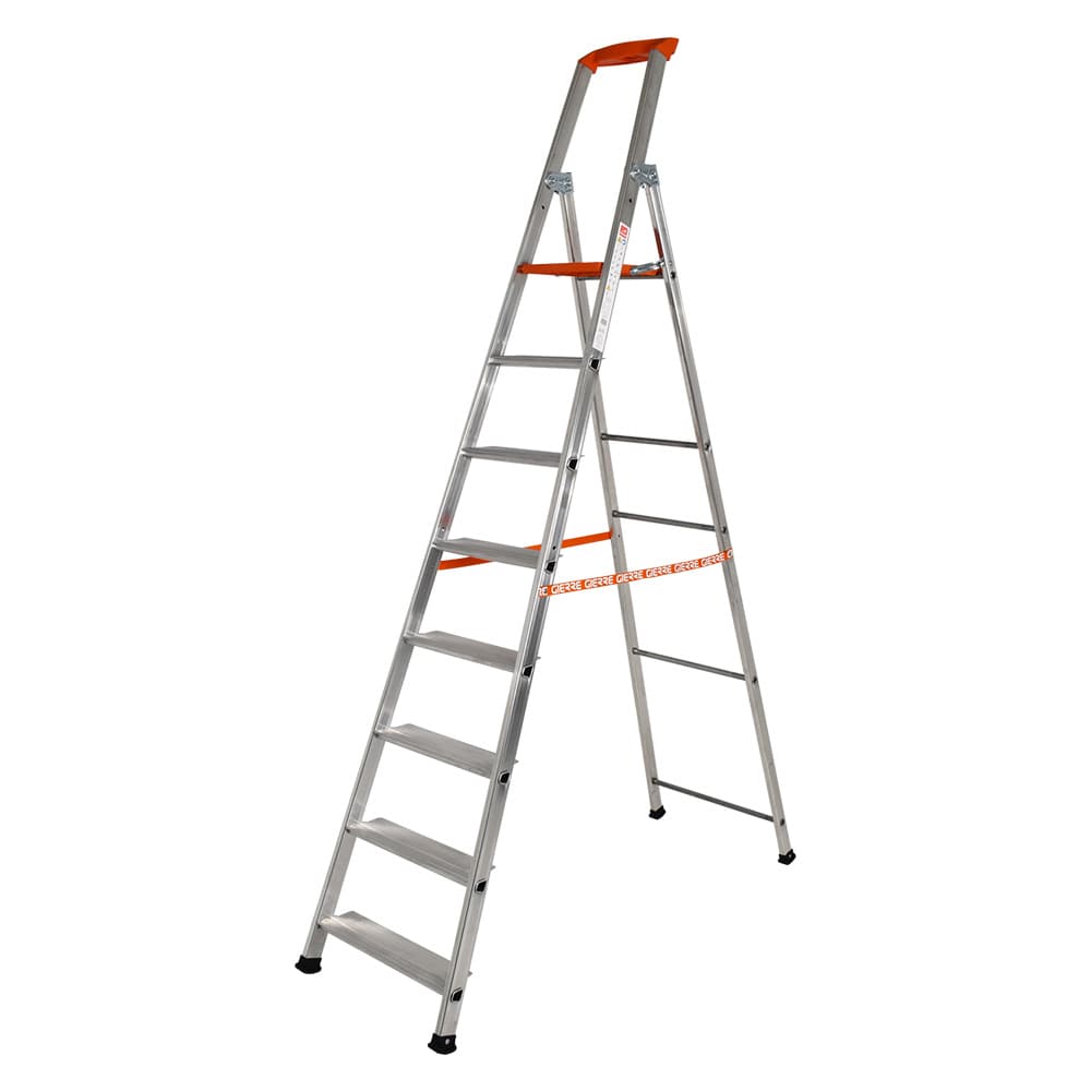 SCALA DOMESTICA PROFESSIONALE 'STABILA 110' 8 gr. - aperta cm 184/chiusa cm 265
