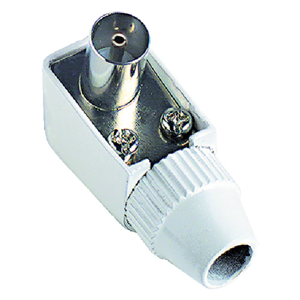 SPINA / PRESA TV COASSIALE A SQUADRA presa Ø mm 9,5 - blister (10 PZ)