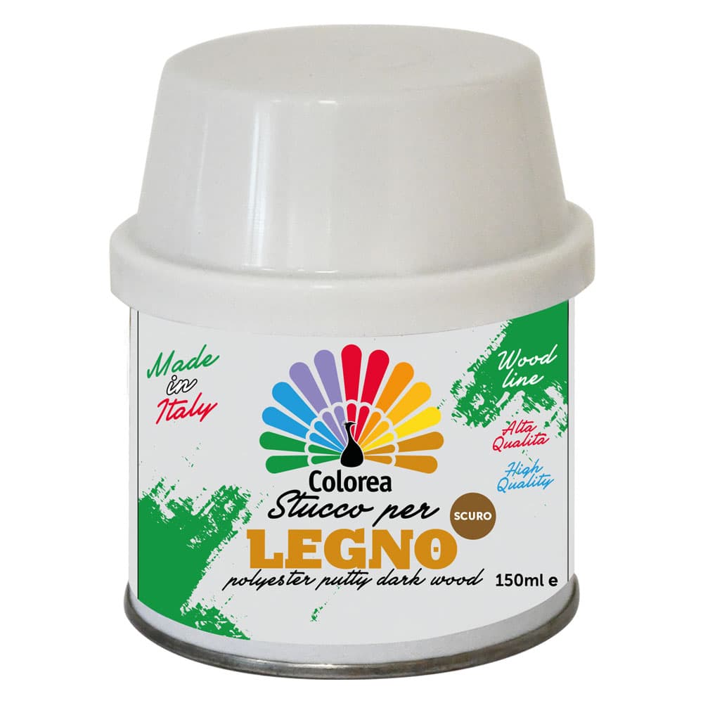 STUCCO PER LEGNO 'COLOREA' ml 150 - scuro