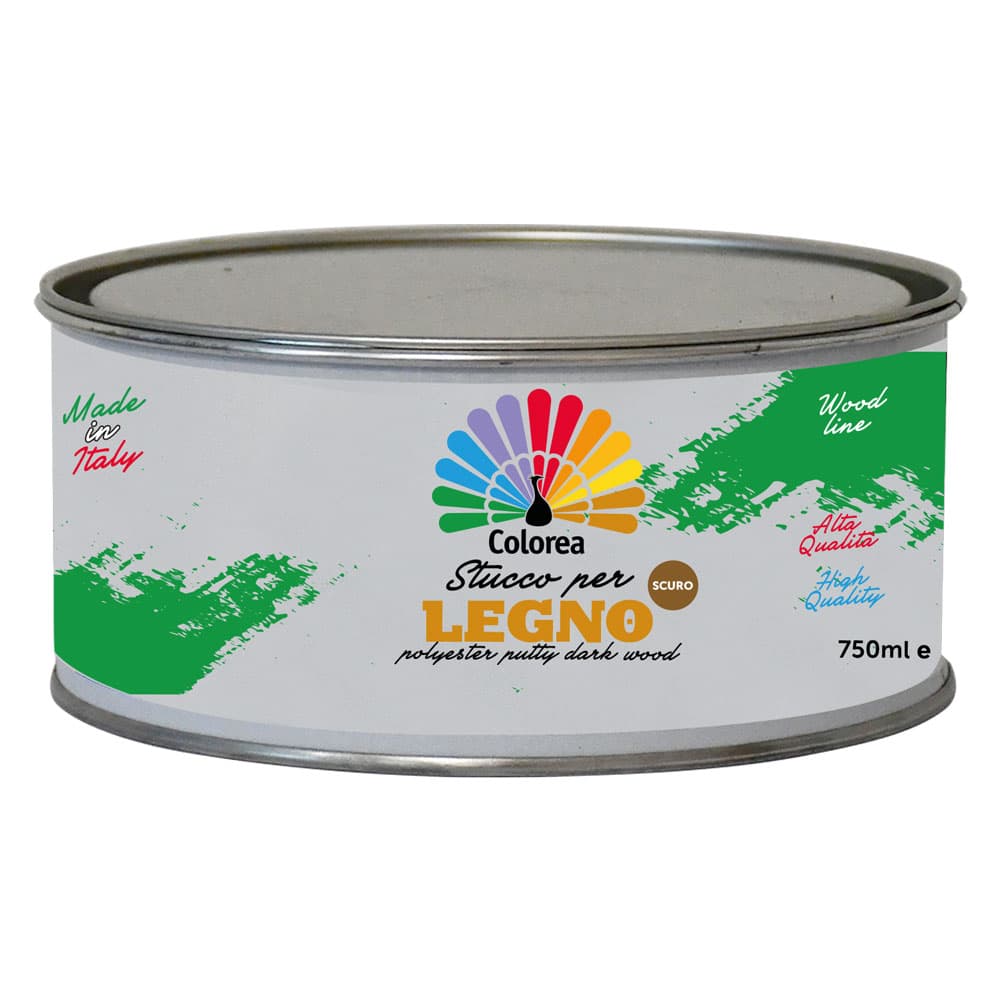 STUCCO PER LEGNO 'COLOREA' ml 750 - scuro