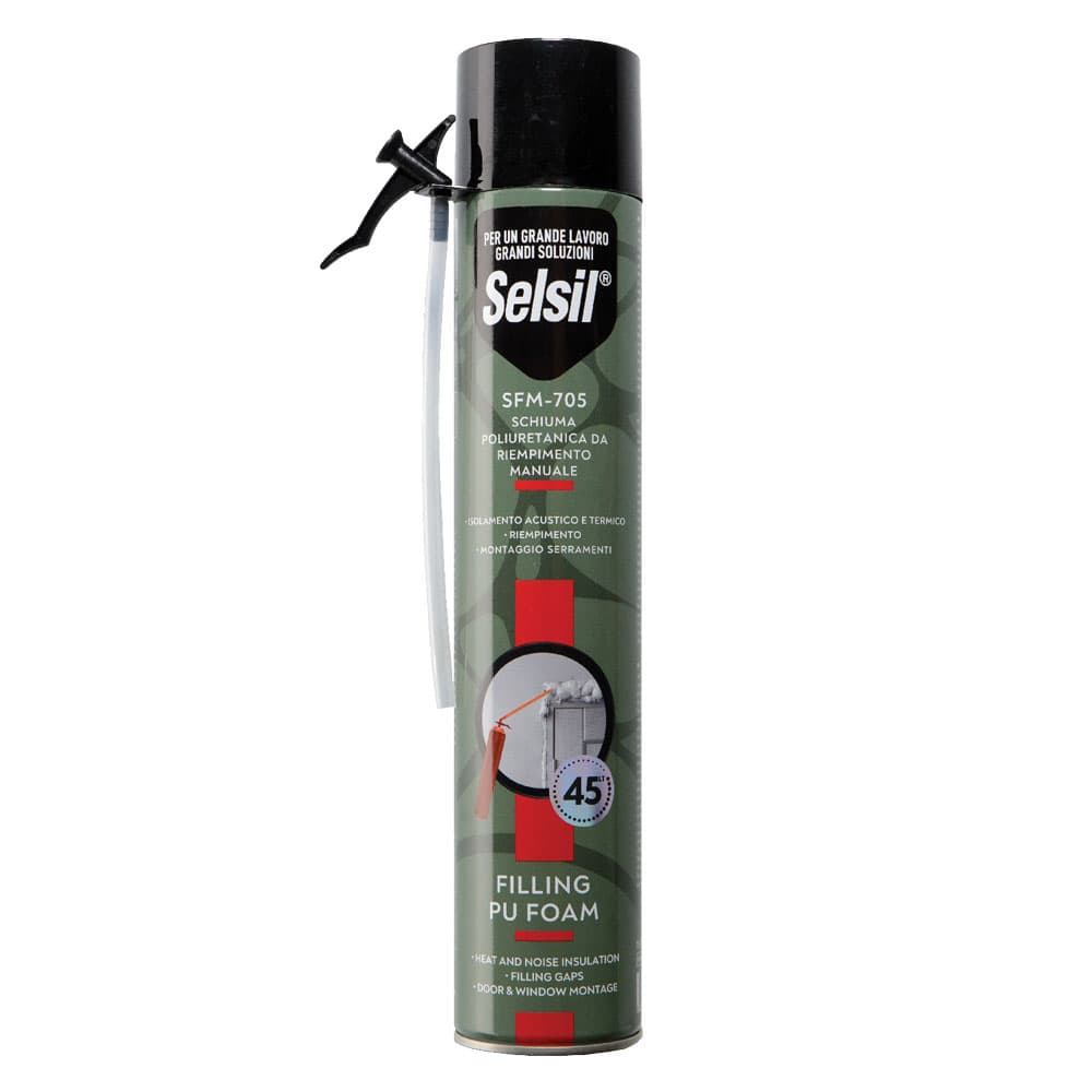 SCHIUMA POLIURETANICA 'SFG-SFM' 'SFM-705' ml 750 - manuale (12 PZ)