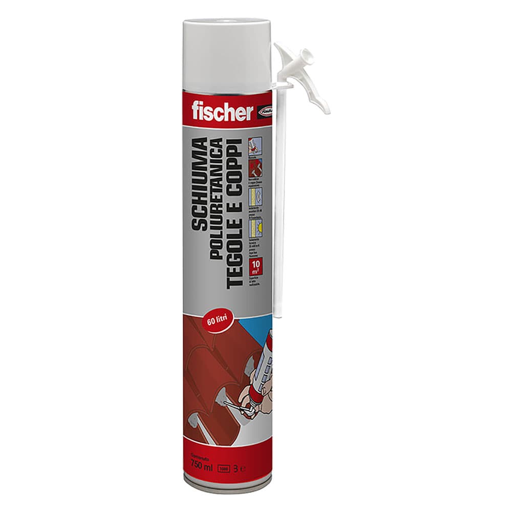 SCHIUMA POLIURETANICA 'TEGOLE E COPPI' PU T 750 ml 750 - manuale (12 PZ)