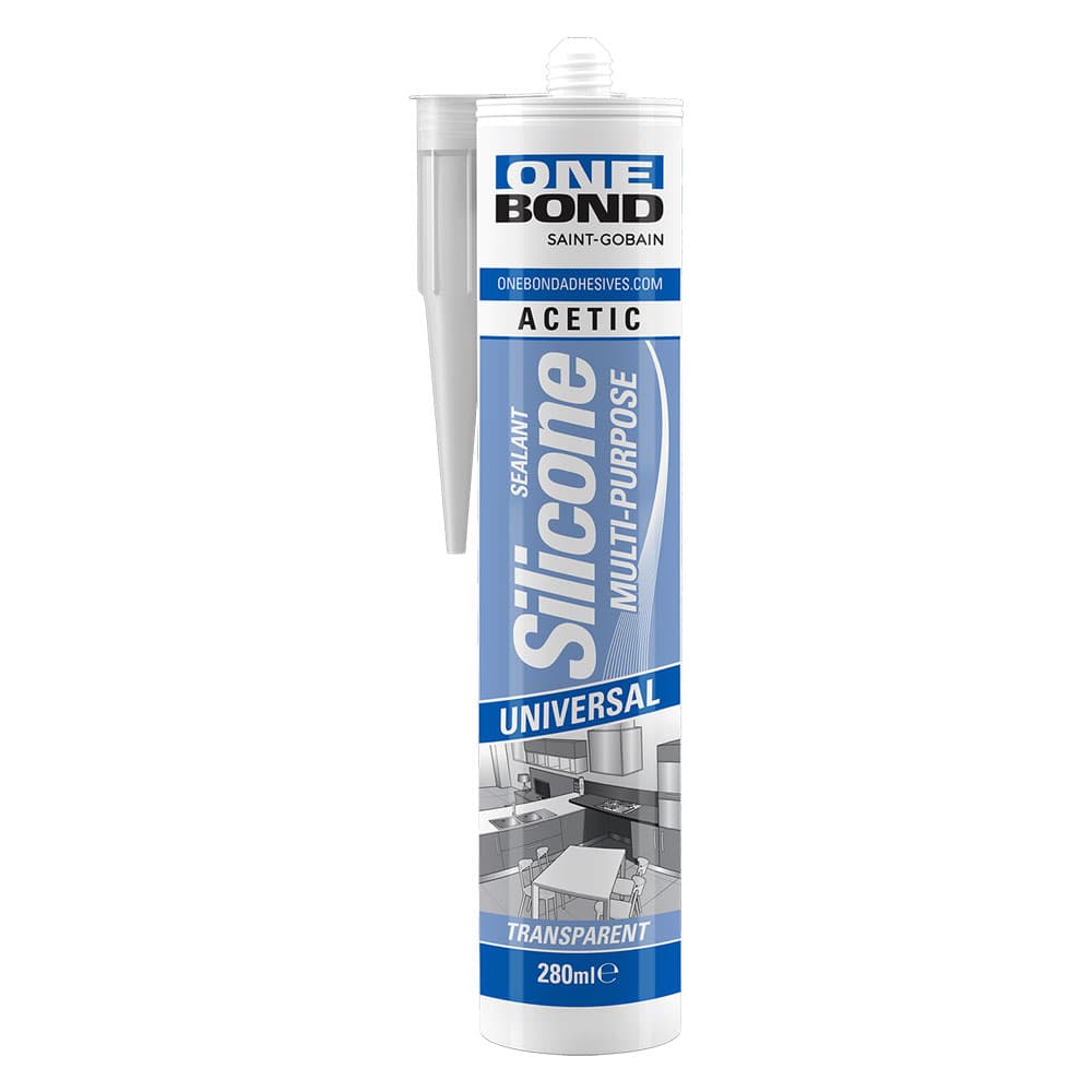 SILICONE ACETICO MULTIUSO trasparente ml 280 (12 PZ)