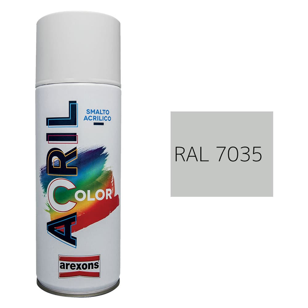 SMALTO SPRAY ACRILICO RAL 7035 - grigio chiaro (6 PZ)