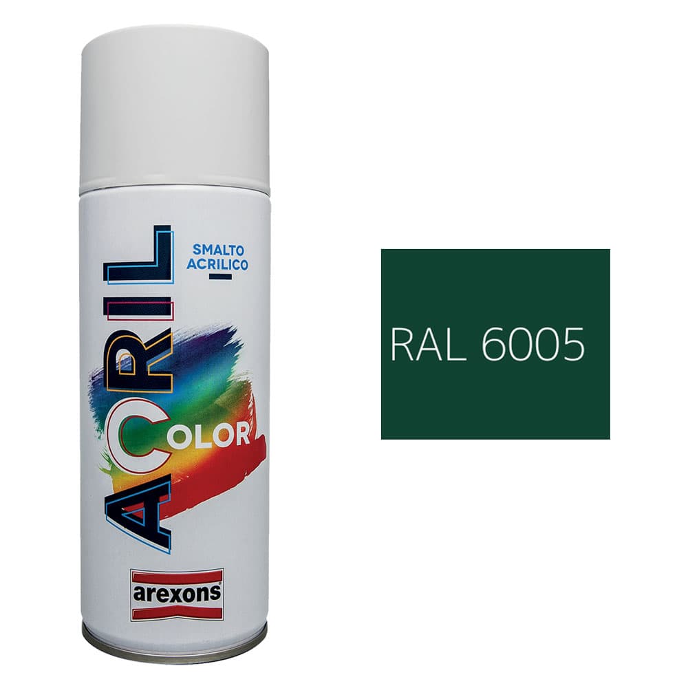 SMALTO SPRAY ACRILICO RAL 6005 - verde muschio (6 PZ)