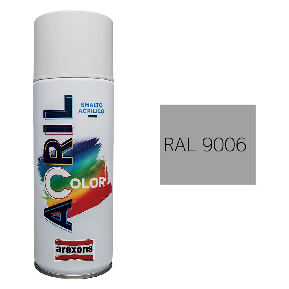 SMALTO SPRAY ACRILICO RAL 9006 - alluminio (6 PZ)