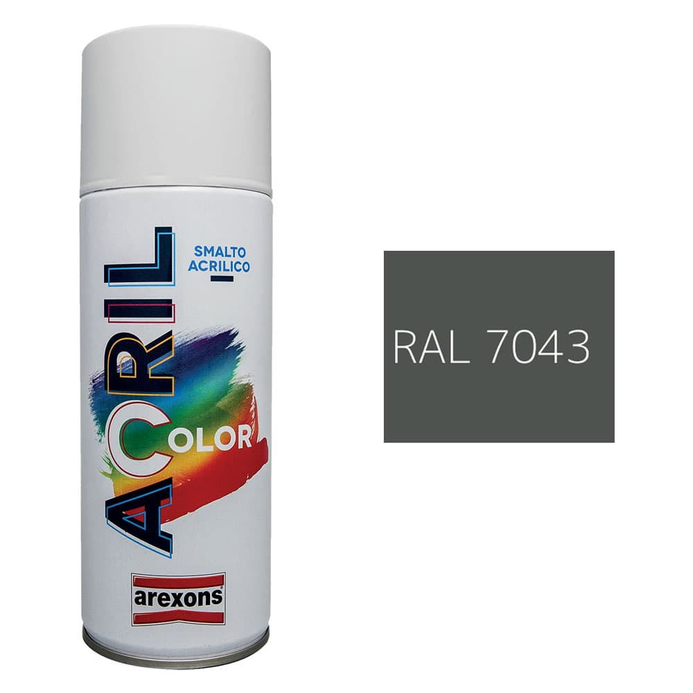SMALTO SPRAY ACRILICO RAL 7043 - grigio traffico B