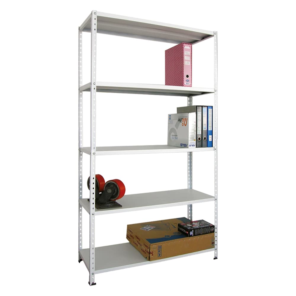 SCAFFALE SECURKIT 'PRO-METAL' cm L.100 x P.37 x H.200 aste esterne intere (4/10)
