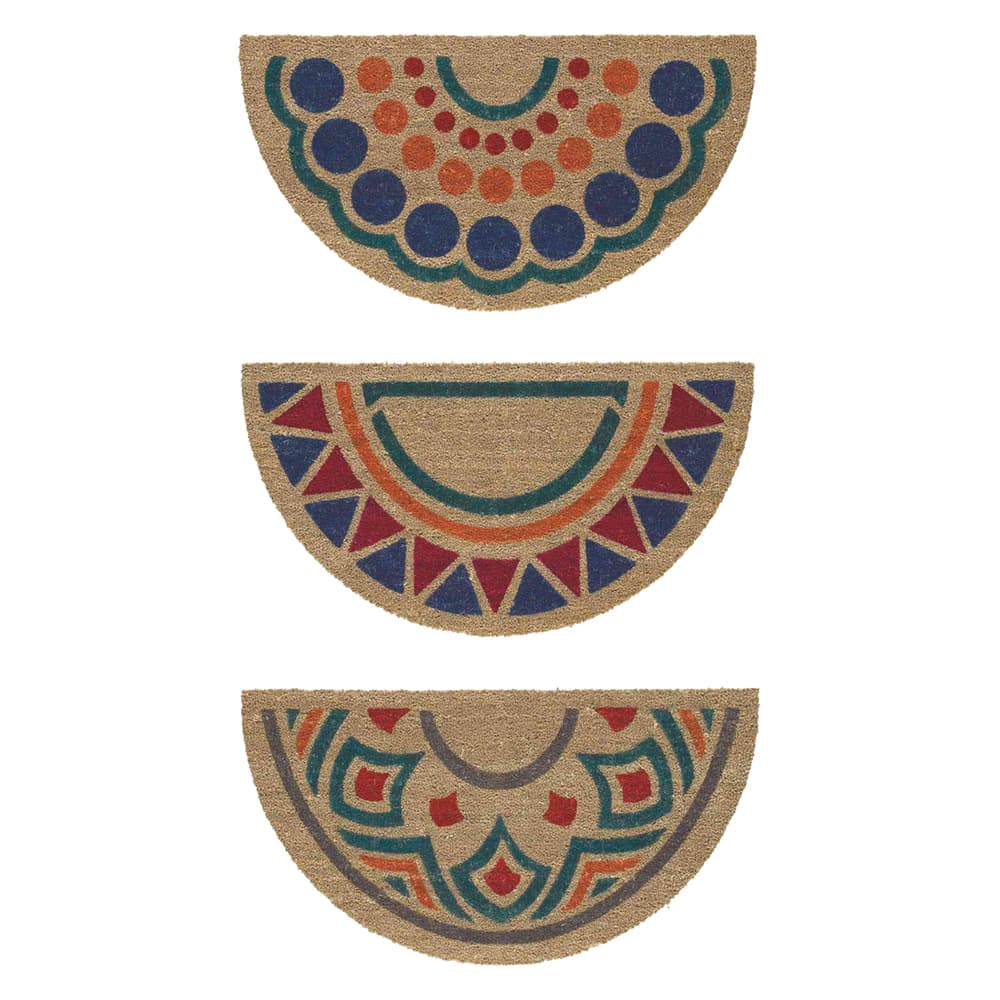 ZERBINO MEZZALUNA 'TROPICAL' cm. 40 x 70 fantasia (5 PZ)