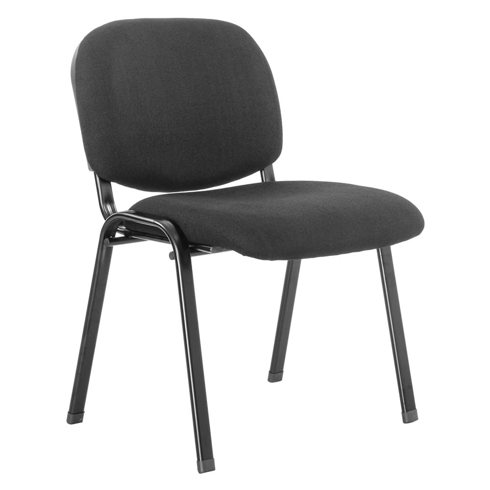 SEDIA DA INTERLOCUTORIA nero - cm 54,5 x 58 x 81,5 (5 PZ)