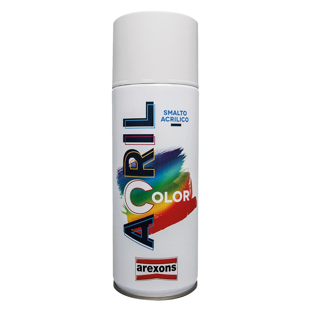 SMALTO SPRAY ACRILICO bianco opaco (6 PZ)