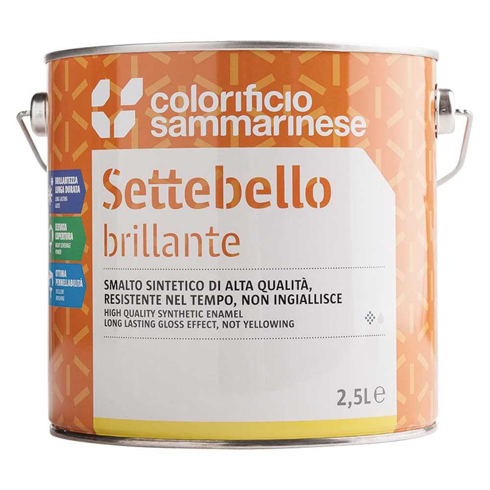 SMALTO SINTETICO 'SETTEBELLO' Lt. 0,750 Nero (6 PZ)