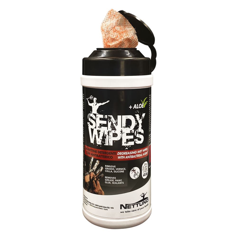 SALVIETTE UMIDIFICATE 'SENDY WIPES' 80 salviette - cm 19,5 x 26