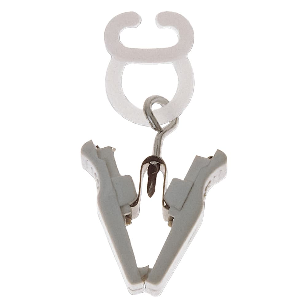 SCORREVOLE CON PINZETTA colore bianco (250 PZ)