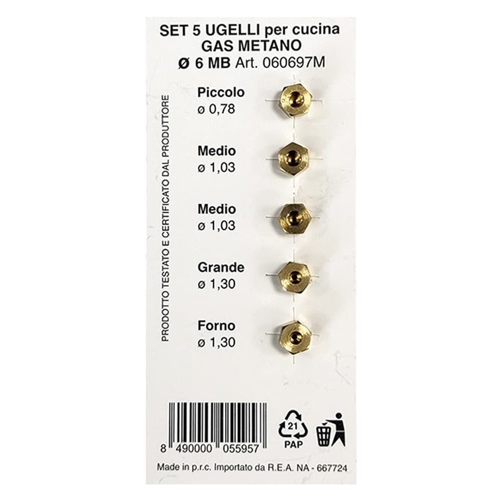 UGELLI PER CUCINA per metano