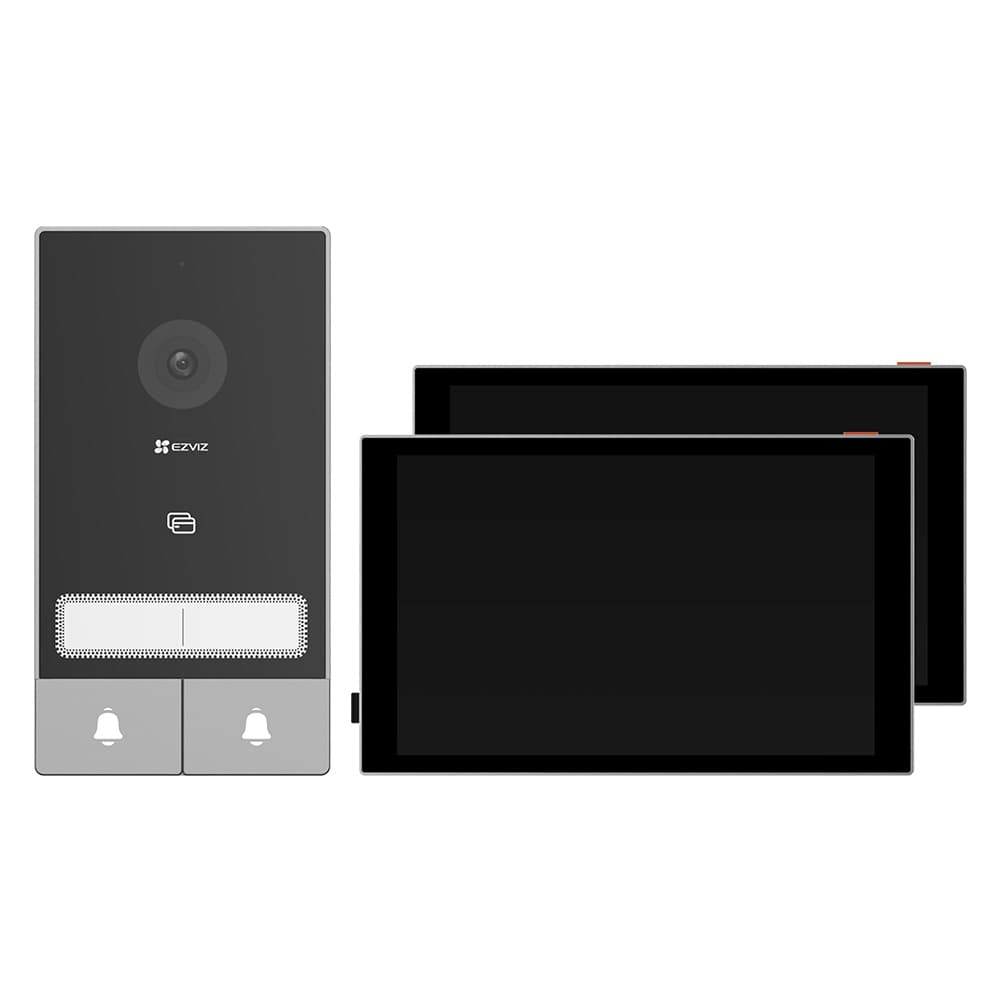 VIDEOCITOFONO SMART CONNESSO 'HP7 2 FAMILY KIT' EZVIZ bifamiliare - 2 videocitofoni