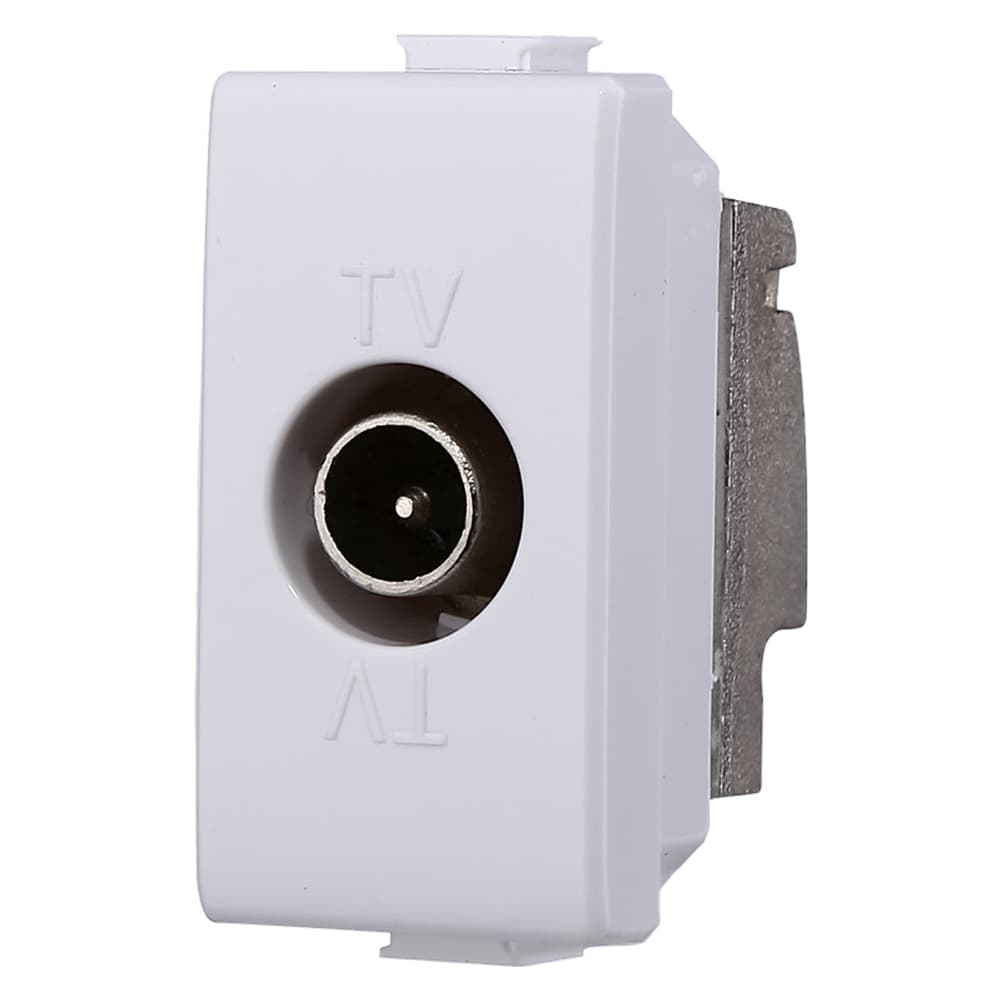 CONNETTORE TV PASSANTE serie 'SOLAR' - maschio
